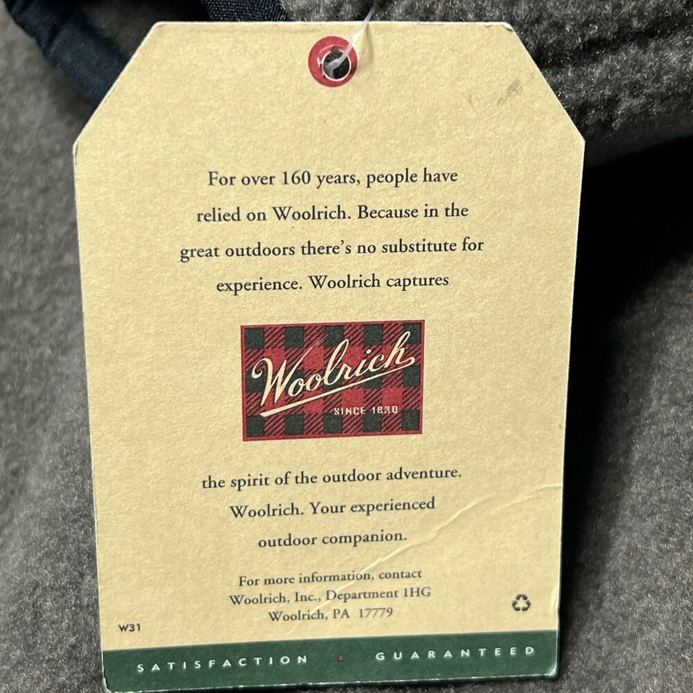 Vintage Woolrich Mens Polartec Fleece Pullover Snap Brown Large 90s Y2K NWT RARE - Picture 6 of 8